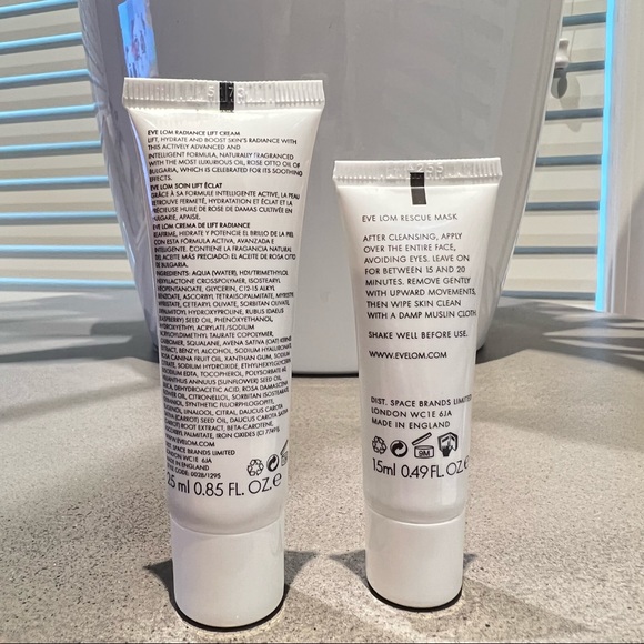 🆕Eve Lom Radiance Lift Cream 25ml + Rescue mask 15 ml - Picture 2 of 5
